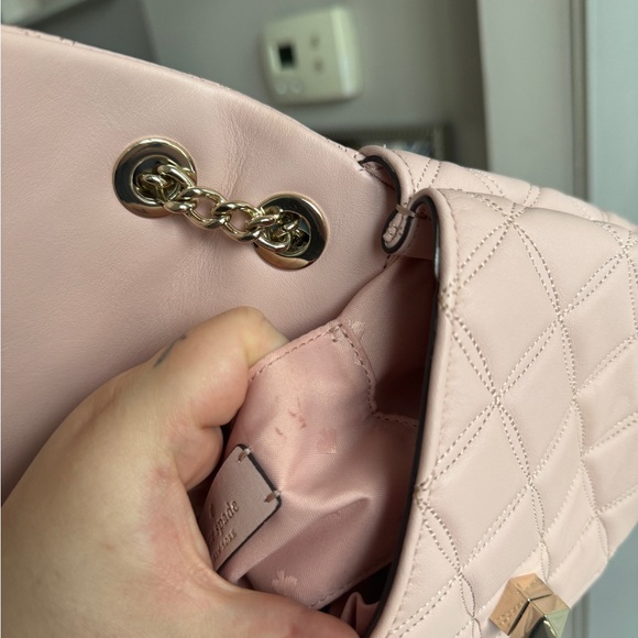 Kate Spade Pink Quilted Flap Purse - Picture 8 of 8